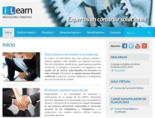 Tablet Screenshot of ilearnformacion.com